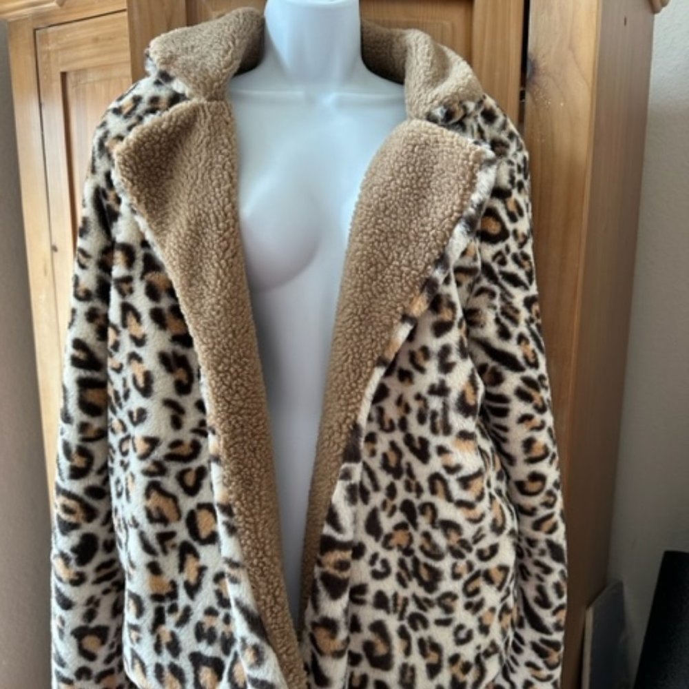 Never Worn with tag Alice Blue Reversible Faux Fur Jacket - XL
